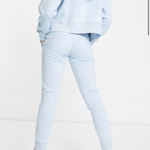 The North Face Skin Tight joggers in light blue Exclusive